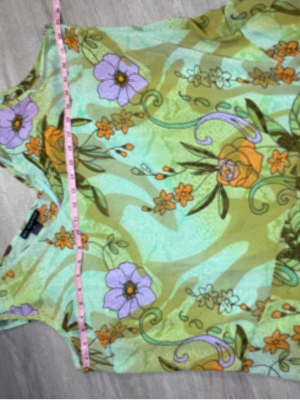 Mlle Gabrielle Green Floral Fairy Dress Size 22 - Picture 5 of 12